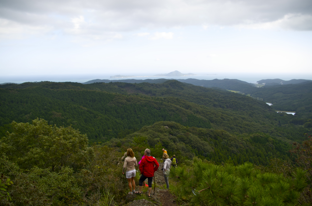 Looking over Seto Inland Sea.